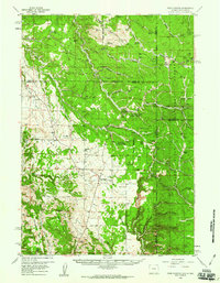 Four Corners 1958 topographic map thumbnail