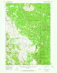 Four Corners 1958 topographic map thumbnail
