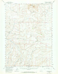 Freighter Gap 1958 topographic map preview