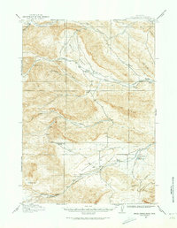 Grass Creek Basin 1913 topographic map thumbnail
