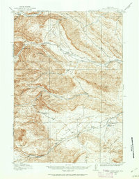 Grass Creek Basin 1913 topographic map thumbnail