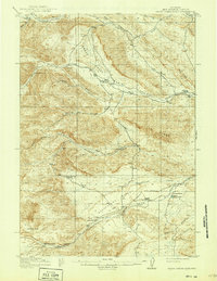 Grass Creek Basin 1915 topographic map thumbnail