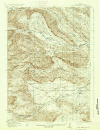 Grass Creek Basin 1915 topographic map thumbnail
