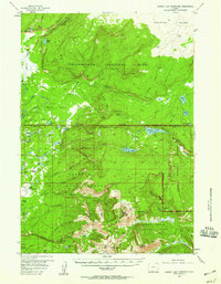 Grassy Lake Reservoir 1956 topographic map thumbnail