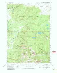 Grassy Lake Reservoir 1956 topographic map thumbnail