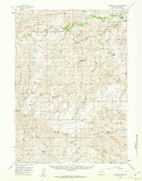Highland Flats 1959 topographic map thumbnail
