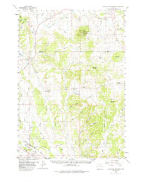 Inyan Kara Mountain 1958 topographic map thumbnail