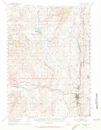 Kemmerer 1954 topographic map preview