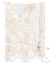 Kemmerer 1954 topographic map thumbnail