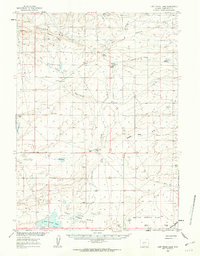 Lost Creek Lake 1960 topographic map thumbnail