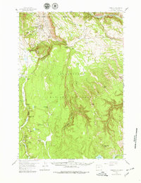 Mammoth 1958 topographic map thumbnail