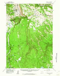 Mammoth 1958 topographic map thumbnail