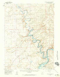 Mc Kinnon Junction 1957 topographic map thumbnail