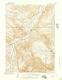 Meeteetse 1911 topographic map thumbnail