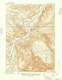 Meeteetse 1913 topographic map thumbnail