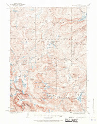 Moccasin Lake 1937 topographic map thumbnail