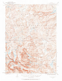 Moccasin Lake 1937 topographic map thumbnail