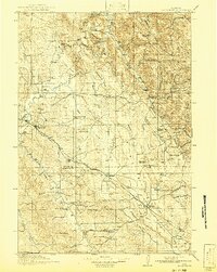 Moorcroft 1918 topographic map thumbnail