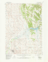 Moorcroft 1957 topographic map thumbnail