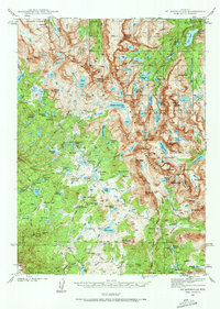 Mount Bonneville 1938 topographic map thumbnail
