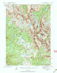 Mount Bonneville 1938 topographic map thumbnail
