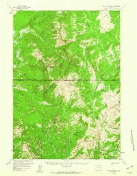Mount Hancock 1959 topographic map thumbnail