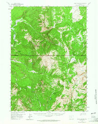 Mount Hancock 1959 topographic map preview