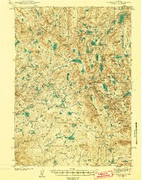Mt Bonneville 1941 topographic map thumbnail