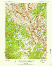 Mt Bonneville 1938 topographic map thumbnail