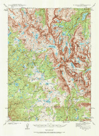 Mt Bonneville 1938 topographic map thumbnail