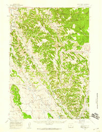 Nefsy Divide 1957 topographic map thumbnail