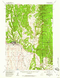 Newcastle 1958 topographic map thumbnail
