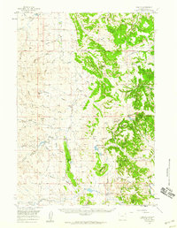 Oshoto 1957 topographic map thumbnail