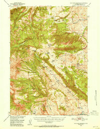 Pat O'Hara Mountain 1949 topographic map thumbnail