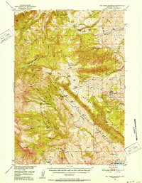 Pat O'Hara Mountain 1949 topographic map thumbnail