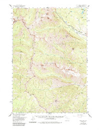 Pilot Peak 1956 topographic map thumbnail