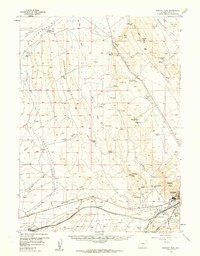 Rawlins Peak 1956 topographic map thumbnail