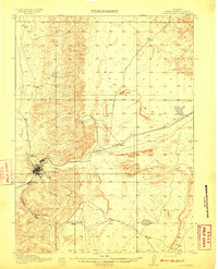 Rock Springs 1910 topographic map thumbnail