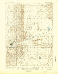 Rock Springs 1910 topographic map thumbnail