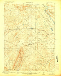 Saddleback Hills topographic map thumbnail
