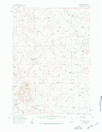 Savageton 1959 topographic map thumbnail