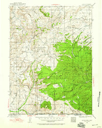 Savery 1932 topographic map thumbnail