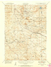 Sherman Mountains 1950 topographic map thumbnail