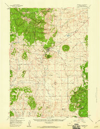 Sundance 1958 topographic map thumbnail