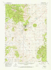Sundance 1958 topographic map thumbnail