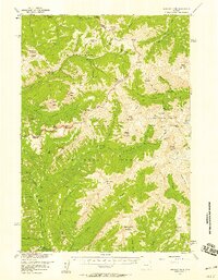 Sunlight Peak 1956 topographic map thumbnail