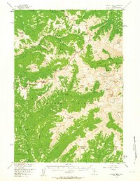 Sunlight Peak 1956 topographic map thumbnail