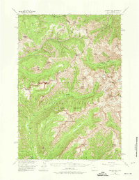 Sunlight Peak 1956 topographic map thumbnail