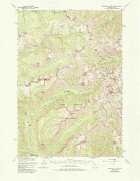 Sunlight Peak 1956 topographic map thumbnail