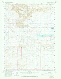 The Pinnacles 1958 topographic map thumbnail